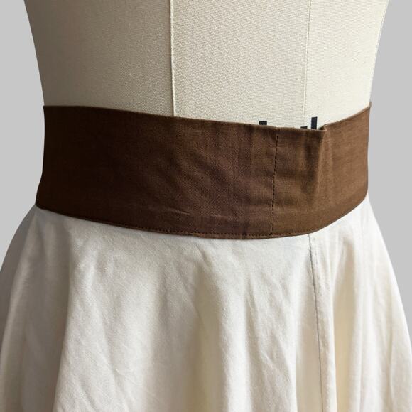 Handmade Full Circle Skirt Geometric African Antelope Women's Size M/L* - READ - Picture 3 of 16